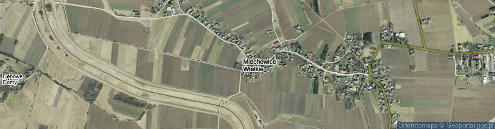 Zdjęcie satelitarne Miechowice Wielkie ul.